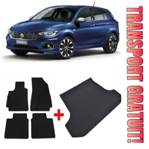 Fiat Tipo Set Covorase + tavita portbagaj auto Fiat Tipo fabricatie 01.2016 - prezent, caroserie sedan