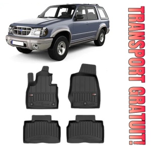 Ford Explorer Din 01.2020 - Prezent, Suv , Set Covorase Auto Tip Tavita Premium 3D, din cauciuc