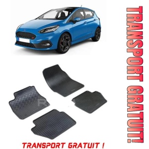 Ford Fiesta VI, Hatchback, fabricat din 10.2008 - 06.2017, set covorase auto dedicate, din cauciuc 100% Premium - Transport Gratuit