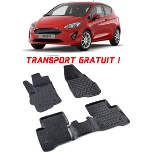Ford Fiesta VII 2018- Set 4 covorase auto din cauciuc tip tavita premium line 3D - Transport Gratuit! accesorii pentru autoturismul tau - masina v49149