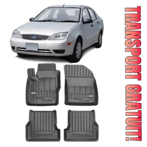 Ford Focus II, Sedan, Din 2004 - 02.2011 , Set Covorase Auto Tip Tavita Premium 3D, din cauciuc