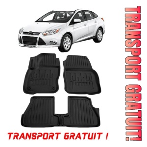 Ford Focus III (C346) (2011-2018) Set covorase auto cauciuc G.Modern Line 3D transport gratuit