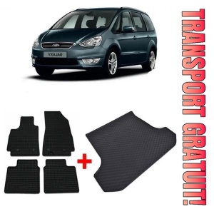 Ford Galaxy Set Covorase + tavita portbagaj auto Ford Galaxy III fabricatie 09.2015 - prezent, caroserie van, 5 locuri