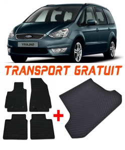 Ford Galaxy Set Covorase + tavita portbagaj auto Ford Galaxy II fabricatie 06.2006 - 08.2015, caroserie van, 7 locuri, al treilea rand culcat accesorii pentru autoturismul tau - masina v620