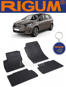 Ford Grand C-Max II, Van, fabricat din 11.2010 - 06.2019, set covorase auto dedicate, din cauciuc 100% Premium accesorii pentru autoturismul tau - masina v156275