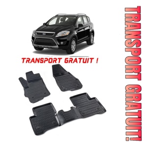Ford Kuga I (C394) 2008-2012 Set 4 covorase auto din cauciuc tip tavita premium line 3D - Transport Gratuit!