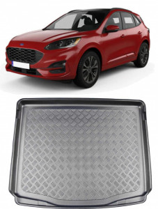 Ford Kuga III Suv din 04.2020 - Prezent, Tavita Pentru Portbagaj Lux Premium Dedicata, Roata Rezerva Ingusta / Kit Reparatie *1 accesorii pentru autoturismul tau - masina v192979