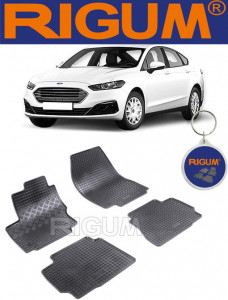 Ford Mondeo IV, Hatchback, fabricat din 09.2007 - 12.2014, set covorase auto dedicate, din cauciuc 100% Premium accesorii pentru autoturismul tau - masina v156173