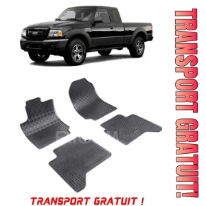 Ford Ranger, Pick-Up, fabricat din 2012 - 11.2015, set covorase auto dedicate, din cauciuc 100% Premium - Transport Gratuit