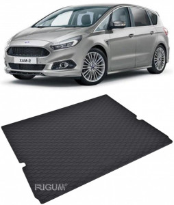 Ford S-Max Tavita pentru portbagaj din cauciuc, compatibila Ford S-Max I fabricatie 05.2006 - 08.2015, caroserie van, 7 locuri, rand 3 culcat accesorii pentru autoturismul tau - masina v112361