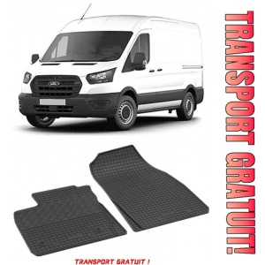 Ford Tourneo Courier II, Van, fabricat din 06.2014 - Prezent, 2 Locuri, set covorase auto dedicate, din cauciuc 100% Premium - Transport Gratuit