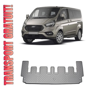 Ford Tourneo Custom, Van, Din 02.2018 - Prezent, Rand 3 , Set Covorase Auto Tip Tavita Premium 3D, din cauciuc