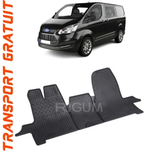 Ford Tourneo Custom, Van, fabricat din 01.2013 - Prezent, 2 Locuri, set covorase auto dedicate, din cauciuc 100% Premium accesorii pentru autoturismul tau - masina v156637