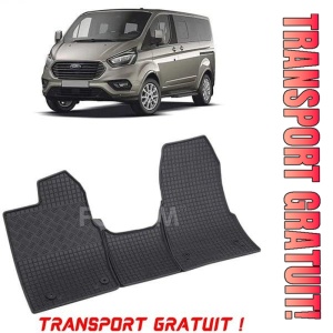Ford Tourneo Custom, Van, fabricat din 02.2018 - Prezent, 2-3 Locuri, Automat, set covorase auto dedicate, din cauciuc 100% Premium - Transport Gratuit