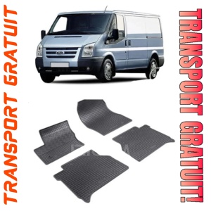 Ford Transit Connect II, Van, fabricat din 01.2014 - Prezent, 5 Locuri, set covorase auto dedicate, din cauciuc 100% Premium