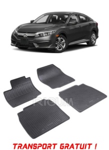 Honda CIVIc Ix, Hatchback, fabricat din 03.2012 - 02.2017, set covorase auto dedicate, din cauciuc 100% Premium - Transport Gratuit accesorii pentru autoturismul tau - masina v39444
