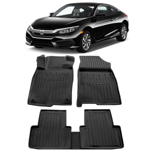 Honda Civic (Sedan/Hatchback) (2017-) Set covorase auto cauciuc G.Modern Line 3D transport gratuit accesorii pentru autoturismul tau - masina v50430