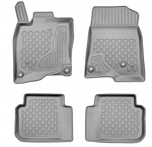 Honda CIVIc Xi Hybrid E:Hev Din 10.2022 - Prezent, Hatchback , Set Covorase Auto Tip Tavita Premium 3D, din cauciuc accesorii pentru autoturismul tau - masina v164164