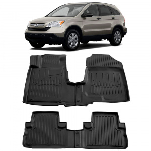 Honda Cr-V III (2006-2012) Set covorase auto cauciuc G.Modern Line 3D accesorii pentru autoturismul tau - masina v67205