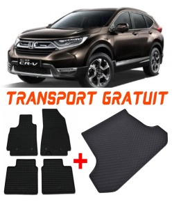 Honda CR-V Set Covorase + tavita portbagaj auto Honda CR-V V fabricatie 10.2018 - prezent, caroserie suv, 5 locuri, portbagaj inferior si superior accesorii pentru autoturismul tau - masina v1524