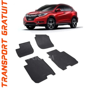 Honda Hr-V II, Suv, fabricat din 11.2013 - Prezent, set covorase auto dedicate, din cauciuc 100% Premium accesorii pentru autoturismul tau - masina v156918