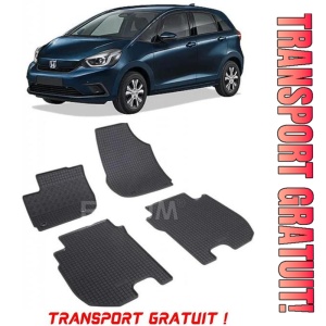 Honda Jazz IV, Hatchback, fabricat din 06.2020 - Prezent, set covorase auto dedicate, din cauciuc 100% Premium - Transport Gratuit