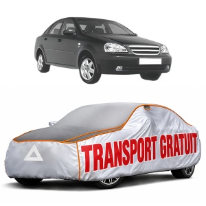Husa Prelata Antigrindina Auto CHEVROLET LACETTI Saloon (J200) din 2003-2013, Protectie auto contra intemperiilor la grindina, Waterproof, 4x Stickere auto CHEVROLET