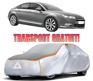 Husa Prelata Antigrindina Auto CITROEN C5 III (RD_) din 2008-2017, Protectie auto contra intemperiilor la grindina, Waterproof, 4x Stickere auto CITROEN