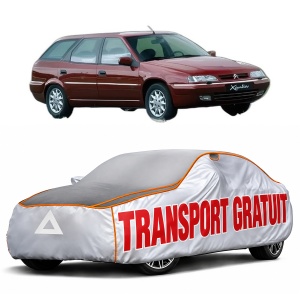 Husa Prelata Antigrindina Auto CITROEN XANTIA Estate Van (X2_) din 1997-2003, Protectie auto contra intemperiilor la grindina, Waterproof, 4x Stickere auto CITROEN