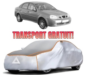 Husa Prelata Antigrindina Auto DAEWOO NUBIRA Saloon (J200) din 2003-2004, Protectie auto contra intemperiilor la grindina, Waterproof, 4x Stickere auto DAEWOO