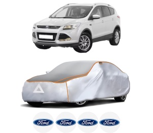 Husa Prelata Antigrindina Auto FORD KUGA II (DM2) din 2013-2019, Protectie auto contra intemperiilor la grindina, Waterproof, 4x Stickere auto FORD - Img 2