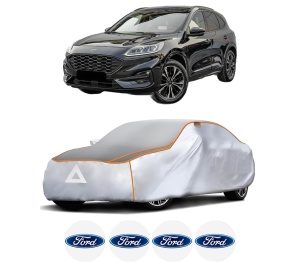 Husa Prelata Antigrindina Auto FORD KUGA III (DFK) din 2019-2023, Protectie auto contra intemperiilor la grindina, Waterproof, 4x Stickere auto FORD - Img 2