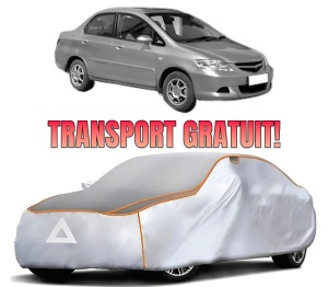 Husa Prelata Antigrindina Auto HONDA CITY (GE4) din 2006, Protectie auto contra intemperiilor la grindina, Waterproof, 4x Stickere auto HONDA