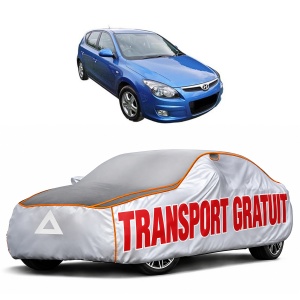 Husa Prelata Antigrindina Auto HYUNDAI i30 (FD) din 2007-2011, Protectie auto contra intemperiilor la grindina, Waterproof, 4x Stickere auto HYUNDAI