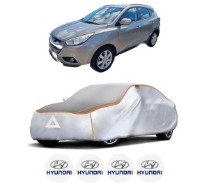 Husa Prelata Antigrindina Auto HYUNDAI ix35 Van din 2009-2015, Protectie auto contra intemperiilor la grindina, Waterproof, 4x Stickere auto HYUNDAI - Img 2