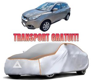 Husa Prelata Antigrindina Auto HYUNDAI ix35 Van din 2009-2015, Protectie auto contra intemperiilor la grindina, Waterproof, 4x Stickere auto HYUNDAI