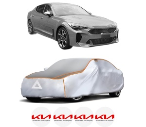 Husa Prelata Antigrindina Auto KIA STINGER (CK) din 2017-2018, Protectie auto contra intemperiilor la grindina, Waterproof, 4x Stickere auto KIA - Img 2