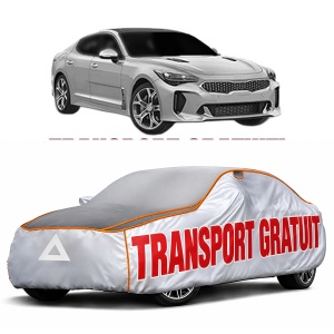 Husa Prelata Antigrindina Auto KIA STINGER Hatchback Van (CK) din 2018, Protectie auto contra intemperiilor la grindina, Waterproof, 4x Stickere auto KIA