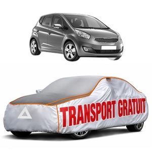 Husa Prelata Antigrindina Auto KIA VENGA (YN) din 2010-2019, Protectie auto contra intemperiilor la grindina, Waterproof, 4x Stickere auto KIA