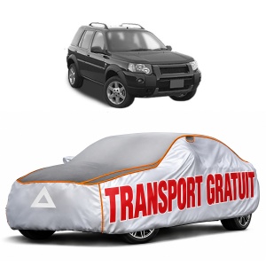 Husa Prelata Antigrindina Auto LAND ROVER FREELANDER 2 (L359) din 2006-2014, Protectie auto contra intemperiilor la grindina, Waterproof, 4x Stickere auto LAND ROVER