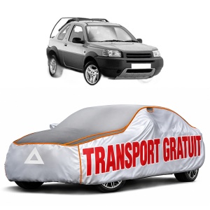 Husa Prelata Antigrindina Auto LAND ROVER FREELANDER I Soft Top (L314) din 1998-2006, Protectie auto contra intemperiilor la grindina, Waterproof, 4x Stickere auto LAND ROVER