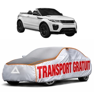 Husa Prelata Antigrindina Auto LAND ROVER RANGE ROVER EVOQUE Convertible (L538) din 2015-2019, Protectie auto contra intemperiilor la grindina, Waterproof, 4x Stickere auto LAND ROVER