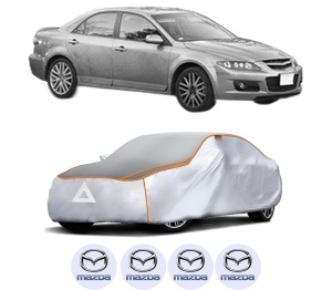 Husa Prelata Antigrindina Auto MAZDA 6 Hatchback (GG) din 2002-2007, Protectie auto contra intemperiilor la grindina, Waterproof, 4x Stickere auto MAZDA - Img 2