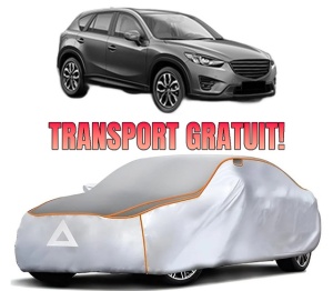 Husa Prelata Antigrindina Auto MAZDA CX-5 (KE, GH) din 2011-2017, Protectie auto contra intemperiilor la grindina, Waterproof, 4x Stickere auto MAZDA