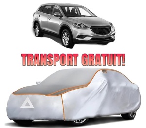 Husa Prelata Antigrindina Auto MAZDA CX-9 (TB) din 2006-2007, Protectie auto contra intemperiilor la grindina, Waterproof, 4x Stickere auto MAZDA