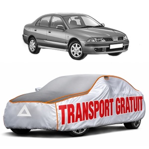 Husa Prelata Antigrindina Auto MITSUBISHI CARISMA Saloon (DA_) din 1996-2006, Protectie auto contra intemperiilor la grindina, Waterproof, 4x Stickere auto MITSUBISHI