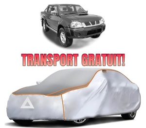 Husa Prelata Antigrindina Auto NISSAN NAVARA (D22) din 2001-2008, Protectie auto contra intemperiilor la grindina, Waterproof, 4x Stickere auto NISSAN