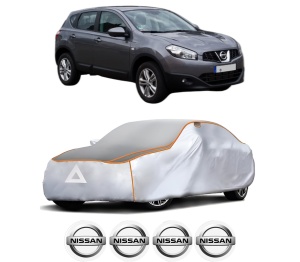 Husa Prelata Antigrindina Auto NISSAN QASHQAI I VAN (J10) din 2013-2014, Protectie auto contra intemperiilor la grindina, Waterproof, 4x Stickere auto NISSAN - Img 2