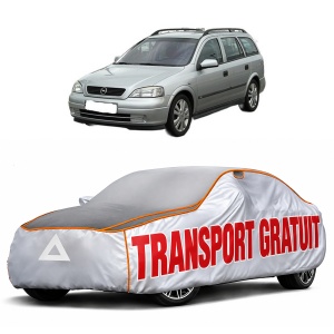 Husa Prelata Antigrindina Auto OPEL ASTRA H Estate Van (L70) din 2004-2014, Protectie auto contra intemperiilor la grindina, Waterproof, 4x Stickere auto OPEL