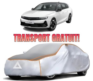 Husa Prelata Antigrindina Auto OPEL ASTRA L Sports Tourer (OV5) din 2021-2023, Protectie auto contra intemperiilor la grindina, Waterproof, 4x Stickere auto OPEL